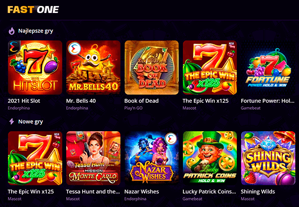 Wybór automatu wideo Wybór automatu wideo